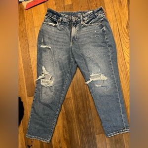 Old Navy High Rise Petite Straight Leg Jeans